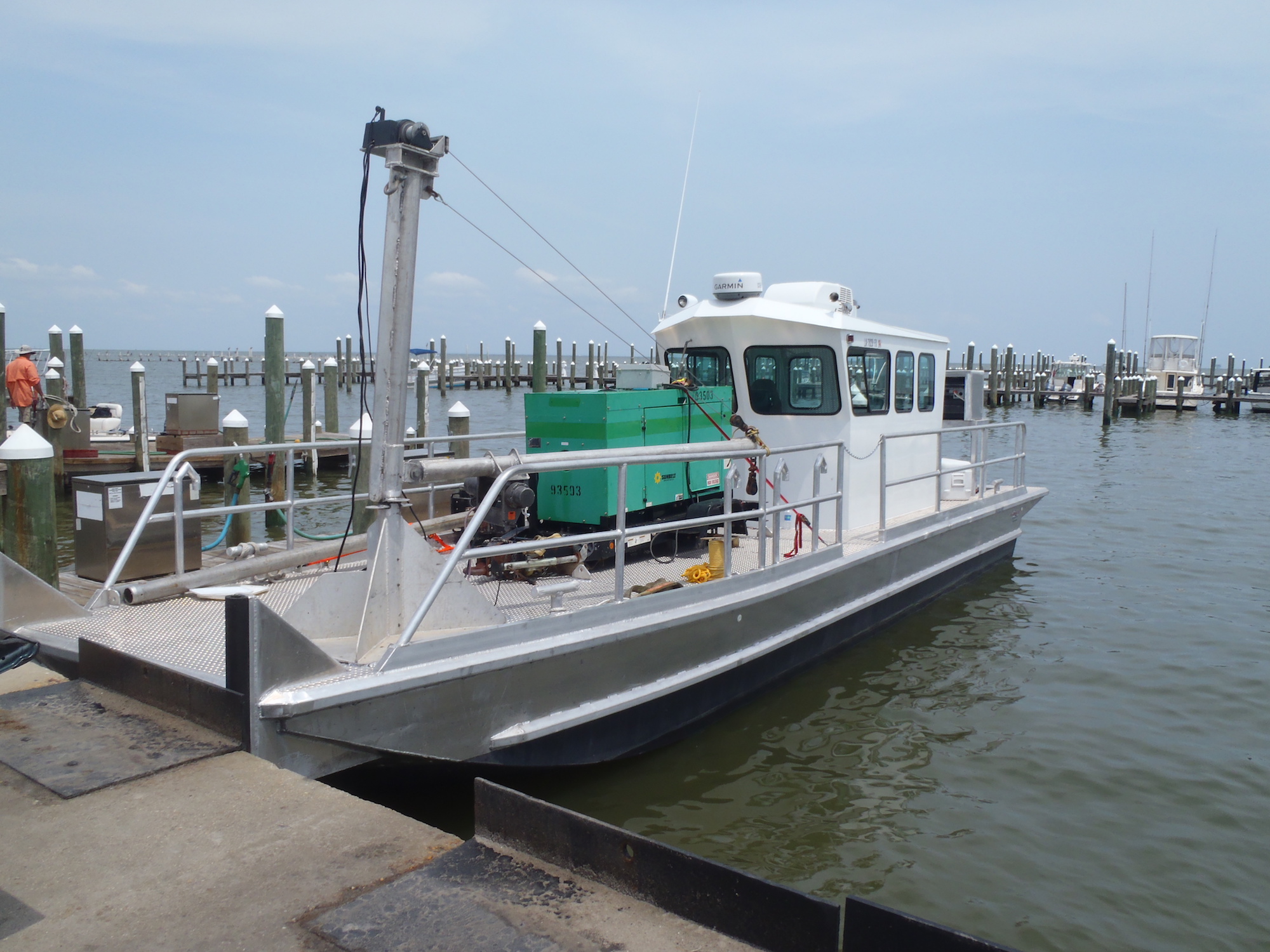 Marine metal fabrication project by Gulf Coast Welding